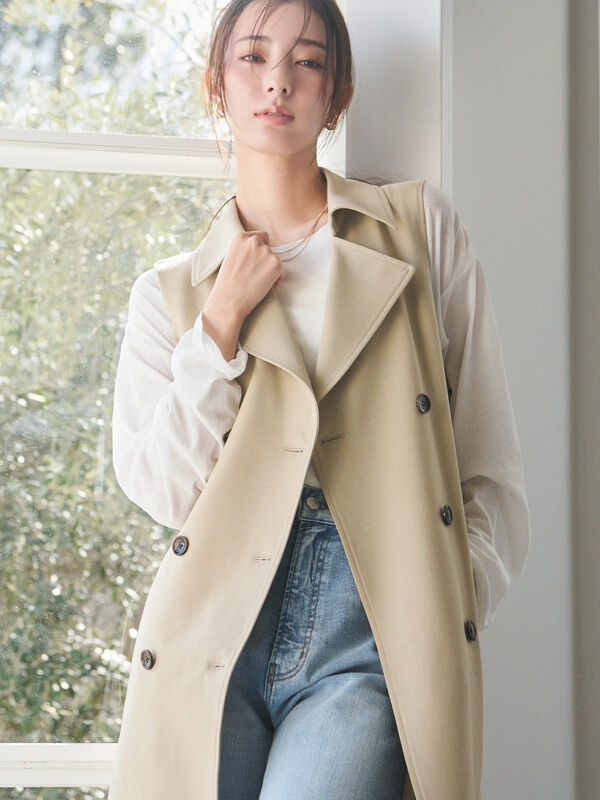 セール】 【宮本茉由着用】ストレートシルエットDenim（オフ