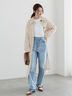 【宮本茉由着用】ストレートシルエットDenim（オフホワイト/サックスブルー/ブルー）｜Te chichi（テチチ）通販
