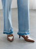 【宮本茉由着用】ストレートシルエットDenim（オフホワイト/サックスブルー/ブルー）｜Te chichi（テチチ）通販