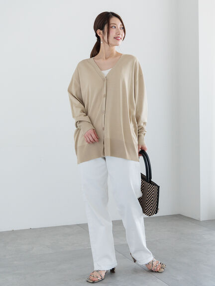 【宮本茉由着用】ストレートシルエットDenim（オフホワイト/サックスブルー/ブルー）｜Te chichi（テチチ）通販