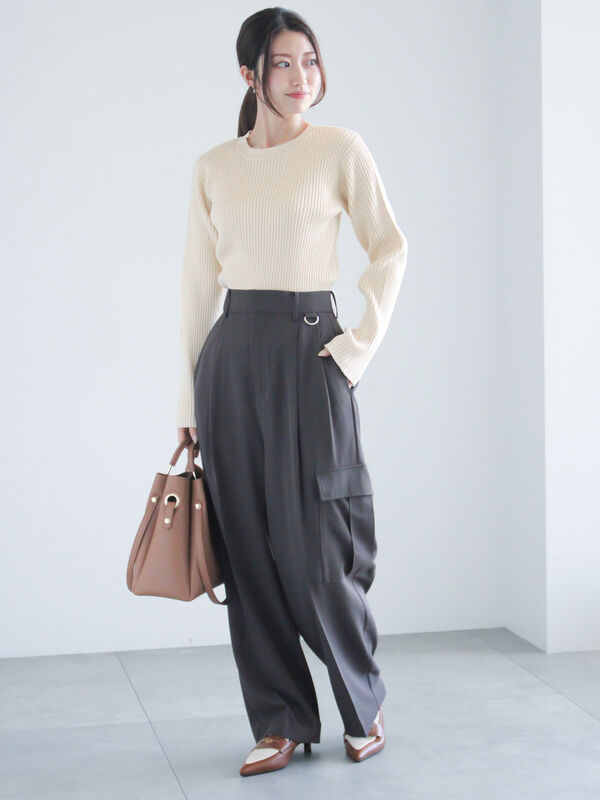 セール】 ドレープカーゴスラックス《2025spring catalog item