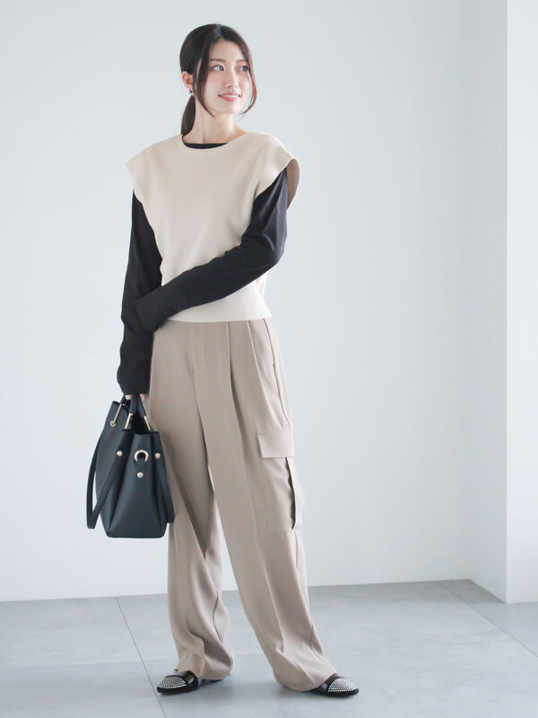 セール】 ドレープカーゴスラックス《2025spring catalog item