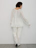 【Atelier Sucre】ストレートオフレースパンツ《2025spring catalog item》（オフホワイト）｜Te chichi（テチチ）通販