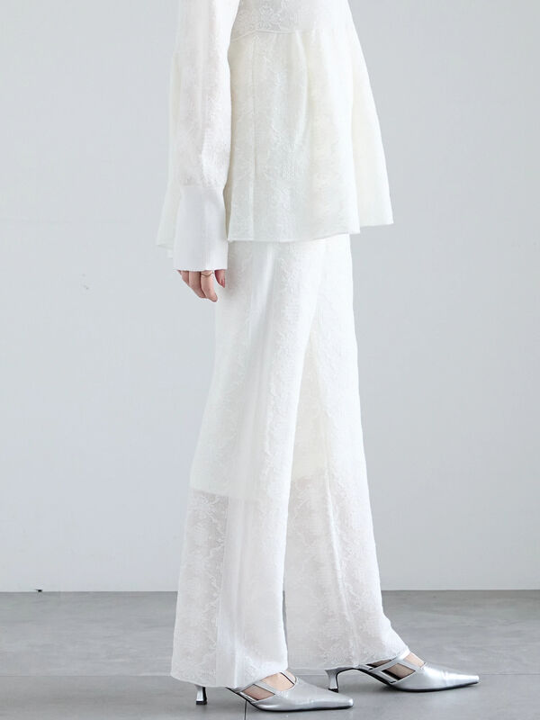 CLORE＋クロレ フワモチパンツ エクリュ Fuwamochi Pants 【écru