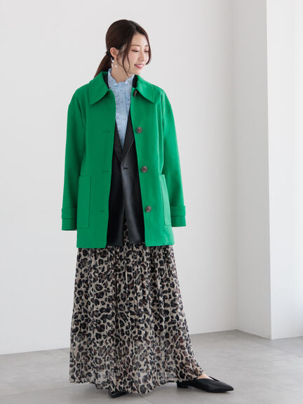 アソートプリントロングプリーツスカート《2025spring catalog item》（ブラウン/ネイビー）｜Te chichi（テチチ）通販