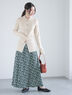 リブポロカラーニットカーディガン《2025spring catalog item》（グレー/チャコールグレー/ラベンダー）｜Te chichi（テチチ）通販