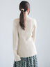 リブポロカラーニットカーディガン《2025spring catalog item》（グレー/チャコールグレー/ラベンダー）｜Te chichi（テチチ）通販