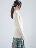 リブポロカラーニットカーディガン《2025spring catalog item》（グレー/チャコールグレー/ラベンダー）｜Te chichi（テチチ）通販