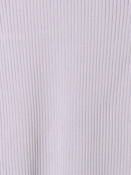 リブポロカラーニットカーディガン《2025spring catalog item》（グレー/チャコールグレー/ラベンダー）｜Te chichi（テチチ）通販