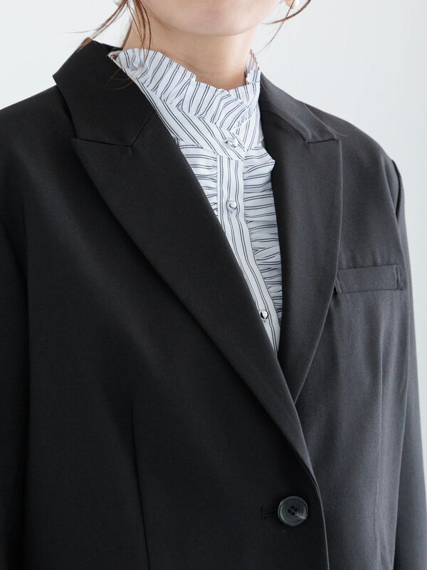 SIDE-SLIT COTTON JAKCET – Graphpaper