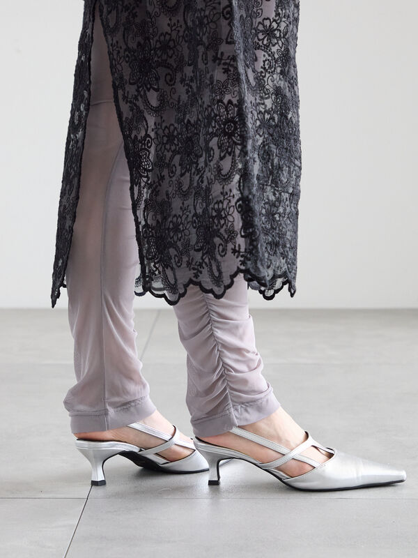 ソフトチュールレギンス《2025spring catalog item》（グレー）｜Te chichi（テチチ）通販
