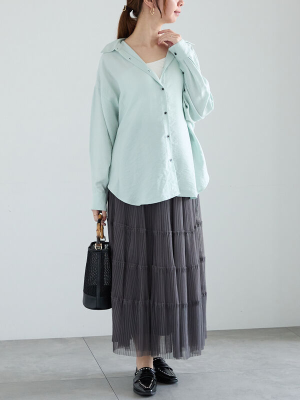 セール】 シャイニースパンドルマンシャツ《2025spring catalog