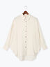 シャイニースパンドルマンシャツ《2025spring catalog item》(オフホワイト/ピンク/ミント)|Te chichi(テチチ)通販