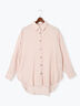 シャイニースパンドルマンシャツ《2025spring catalog item》(オフホワイト/ピンク/ミント)|Te chichi(テチチ)通販