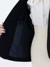 【WEB限定】カットジョーゼットノーカラージャケット【セレモニーアイテム】（ネイビー）｜Te chichi（テチチ）通販