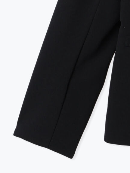 【WEB限定】カットジョーゼットノーカラージャケット【セレモニーアイテム】（ネイビー）｜Te chichi（テチチ）通販