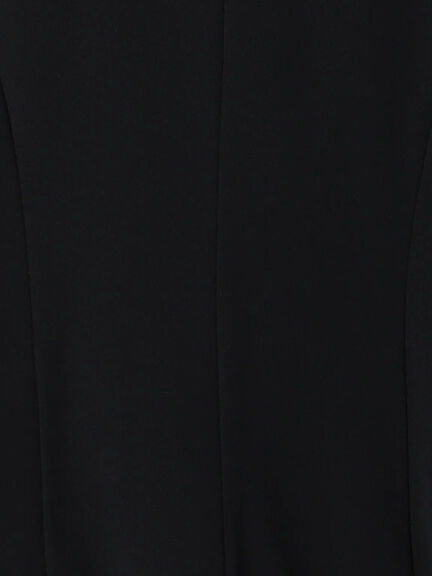 【WEB限定】カットジョーゼットノーカラージャケット【セレモニーアイテム】（ネイビー）｜Te chichi（テチチ）通販