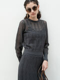 レーシーニットプルオーバー（セットアップ可《2025spring catalog item》（チャコールグレー）｜Te chichi（テチチ）通販