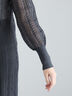 レーシーニットプルオーバー（セットアップ可《2025spring catalog item》（オフホワイト/チャコールグレー）｜Te chichi（テチチ）通販