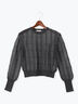 レーシーニットプルオーバー（セットアップ可《2025spring catalog item》（オフホワイト/チャコールグレー）｜Te chichi（テチチ）通販