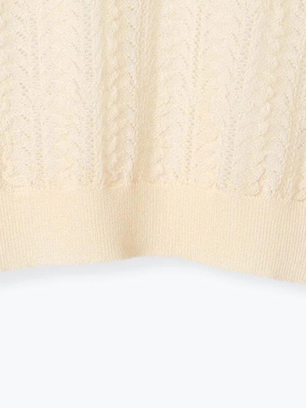 セール】 レーシーニットプルオーバー（セットアップ可《2025spring