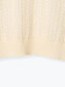レーシーニットプルオーバー（セットアップ可《2025spring catalog item》（オフホワイト/チャコールグレー）｜Te chichi（テチチ）通販