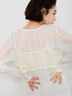 【Atelier Sucre】コードメッシュレースキャミブラウス《2025spring catalog item》（オフホワイト）｜Te chichi（テチチ）通販