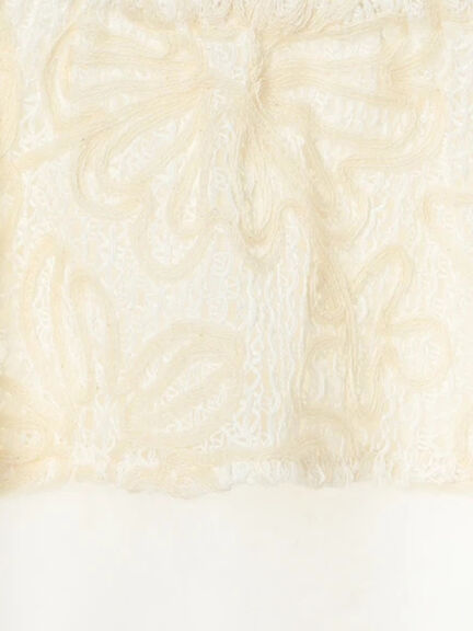 【Atelier Sucre】コードメッシュレースキャミブラウス《2025spring catalog item》（オフホワイト）｜Te chichi（テチチ）通販