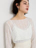 【Atelier Sucre】ロープ刺繍レースキャミブラウス《2025spring catalog item》(オフホワイト)|Te chichi(テチチ)通販