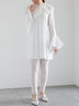 【Atelier Sucre】レイヤードスカラップレース衿《2025spring catalog item》（オフホワイト）｜Te chichi（テチチ）通販