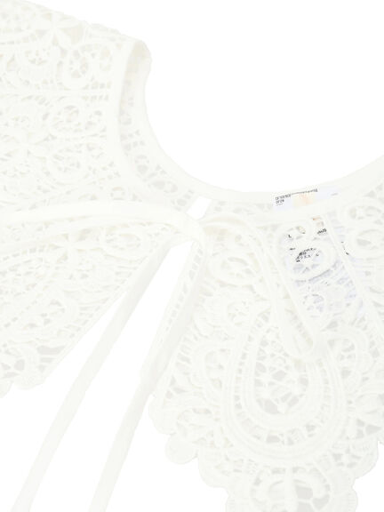 【Atelier Sucre】レイヤードスカラップレース衿《2025spring catalog item》（オフホワイト）｜Te chichi（テチチ）通販