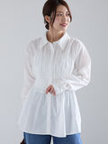 ペプラムシャーリングシャツ（オフホワイト）｜Te chichi（テチチ）通販