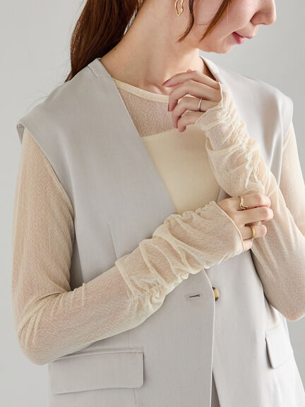 チャッピー未使用品　Y,s ドルマリンフードトップス マリンキャップ (WOMENS) | St ANDREWS（セントアンドリュース