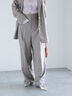 フロントポケット2タックワイドスラックス（セットアップ可）《2025spring catalog item》（グレー/ネイビー）｜Te chichi（テチチ）通販