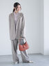 フロントポケット2タックワイドスラックス（セットアップ可）《2025spring catalog item》（グレー/ネイビー）｜Te chichi（テチチ）通販