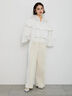 【Atelier Sucre】サイドレースパンツ《2025spring catalog item》（オフホワイト）｜Te chichi（テチチ）通販