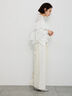 【Atelier Sucre】サイドレースパンツ《2025spring catalog item》（オフホワイト）｜Te chichi（テチチ）通販