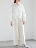 【Atelier Sucre】サイドレースパンツ《2025spring catalog item》（オフホワイト）｜Te chichi（テチチ）通販