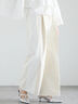 【Atelier Sucre】サイドレースパンツ《2025spring catalog item》（オフホワイト）｜Te chichi（テチチ）通販