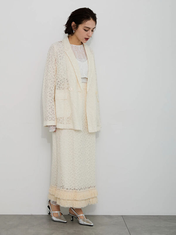 セール】 【Atelier Sucre】バテンレースジャケット《2025spring