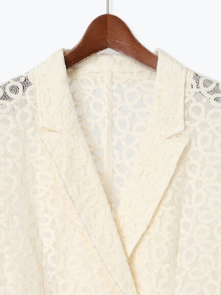 【Atelier Sucre】バテンレースジャケット《2025spring catalog item》（オフホワイト）｜Te chichi（テチチ）通販