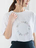ラインストーンサークルロゴTシャツ（オフホワイト）｜Te chichi（テチチ）通販