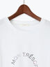 ラインストーンサークルロゴTシャツ（オフホワイト/シルバー/チャコールグレー）｜Te chichi（テチチ）通販