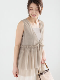 Atelier Sucre】レースティアードロングブラウス《2025spring