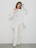 【Atelier Sucre】エンブロイダリーバックフリルシャツ《2025spring catalog item》（オフホワイト）｜Te chichi（テチチ）通販