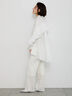 【Atelier Sucre】エンブロイダリーバックフリルシャツ《2025spring catalog item》（オフホワイト）｜Te chichi（テチチ）通販