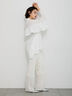 【Atelier Sucre】エンブロイダリーバックフリルシャツ《2025spring catalog item》（オフホワイト）｜Te chichi（テチチ）通販