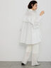【Atelier Sucre】エンブロイダリーバックフリルシャツ《2025spring catalog item》（オフホワイト）｜Te chichi（テチチ）通販