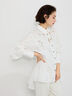 【Atelier Sucre】エンブロイダリーバックフリルシャツ《2025spring catalog item》（オフホワイト）｜Te chichi（テチチ）通販