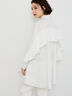【Atelier Sucre】エンブロイダリーバックフリルシャツ《2025spring catalog item》（オフホワイト）｜Te chichi（テチチ）通販